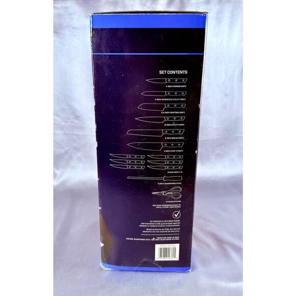 Henckels Dynamic 15pc Knife Block Set Fine Edge Stainless Steel NEW Open Box - Picture 4 of 6